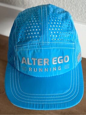 Alter Ego Cruiser Blue SnapBack Running Hat Polyester Breathable